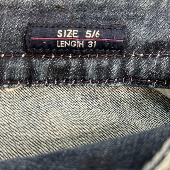 Vigoss The New York Bootcut Jeans - Size 5/6 - Great Stitching Details - Picture 8 of 11
